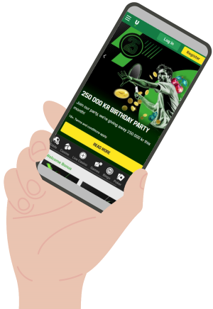 Unibets mobilnettstedopplevelse